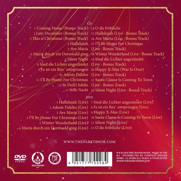 CD-Cover mit Titelliste und dem Text 'www.thedarktenor.com'.