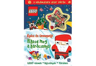 Móra Könyvkiadó - LEGO - Építs és ünnepelj! - Alkosd meg a karácsonyt!