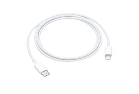 HBASICS Micro USB kabel 1 Meter Nylon mit Licht, Ladekabel, Weiß