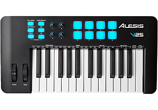 ALESIS V25 MKII USB MIDI - Contrôleur de clavier (Noir)