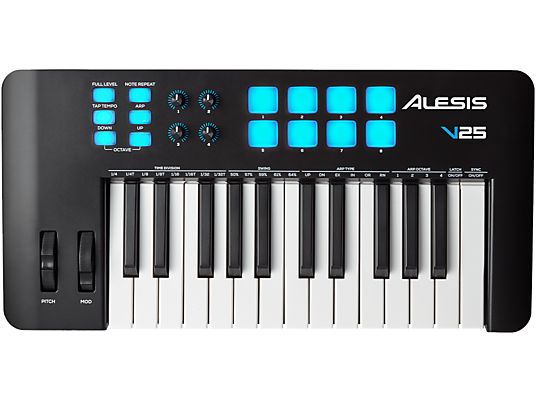 ALESIS V25 MKII USB MIDI - Keyboard Controller (Schwarz)