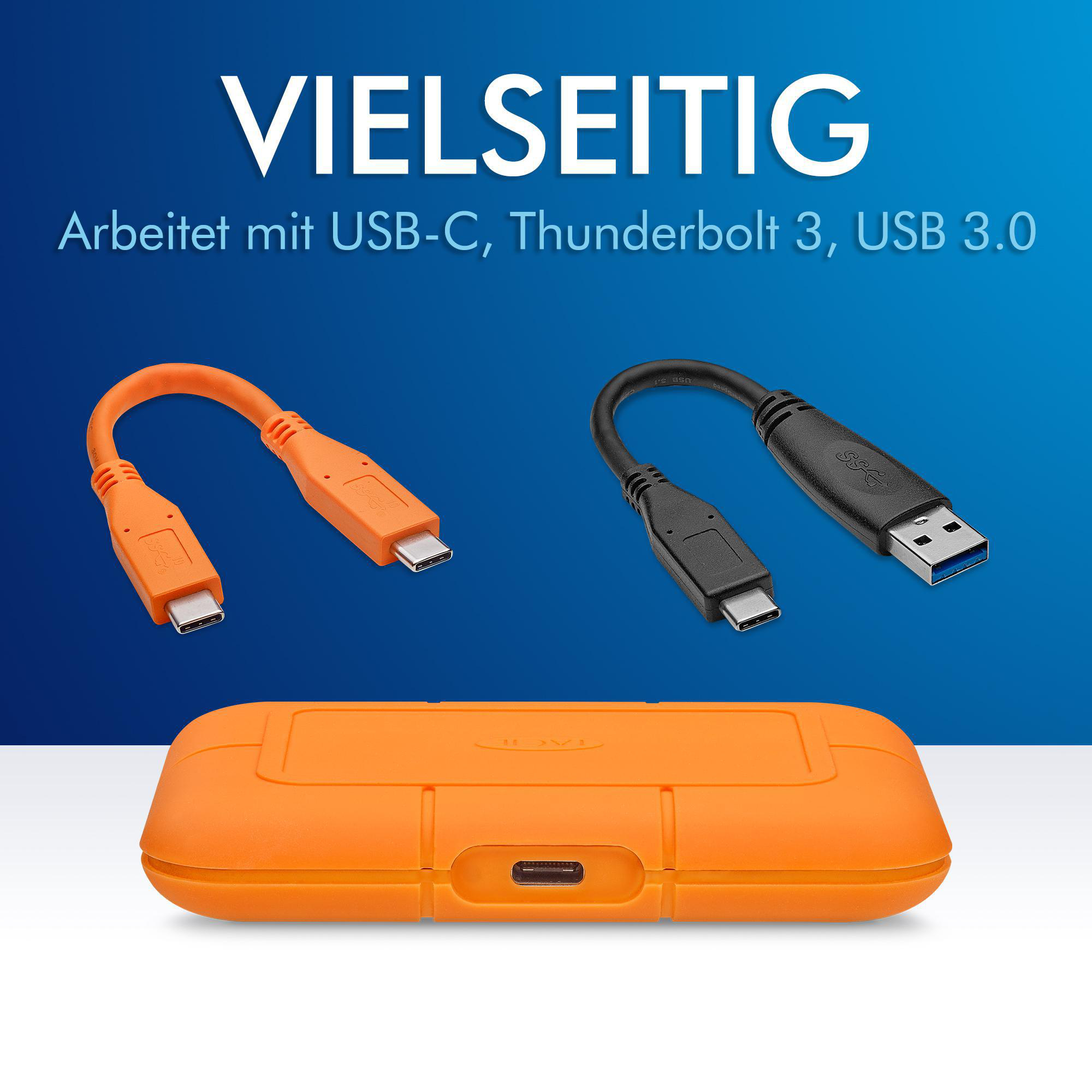 Nahaufnahme eines schwarzen Ladeetuis mit USB-C-Anschluss.