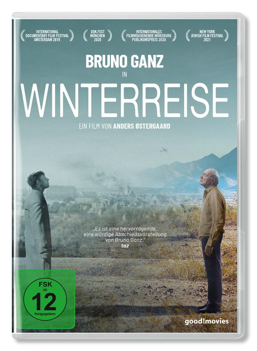 DVD-Cover des Films 'Winterreise' mit zwei Männern, die nach oben schauen.