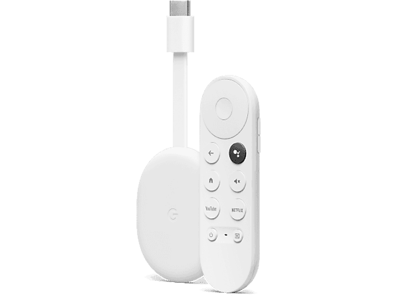 GOOGLE Chromecast met Google TV | Wit | MediaMarkt