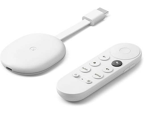GOOGLE Chromecast met Google TV - Wit