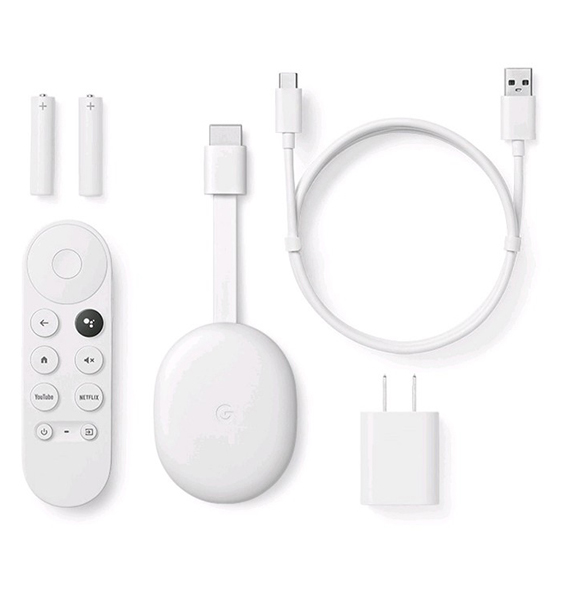GOOGLE Chromecast met Google TV - Wit