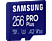 SAMSUNG PRO Plus - Carte mémoire Micro-SDXC  (256 GB, 160 Mbit/s, Bleu)
