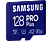 SAMSUNG PRO Plus - Carte mémoire Micro-SDXC  (128 GB, 160 Mbit/s, Bleu)