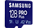 SAMSUNG PRO Plus - Carte mémoire Micro-SDXC  (128 GB, 160 Mbit/s, Bleu)