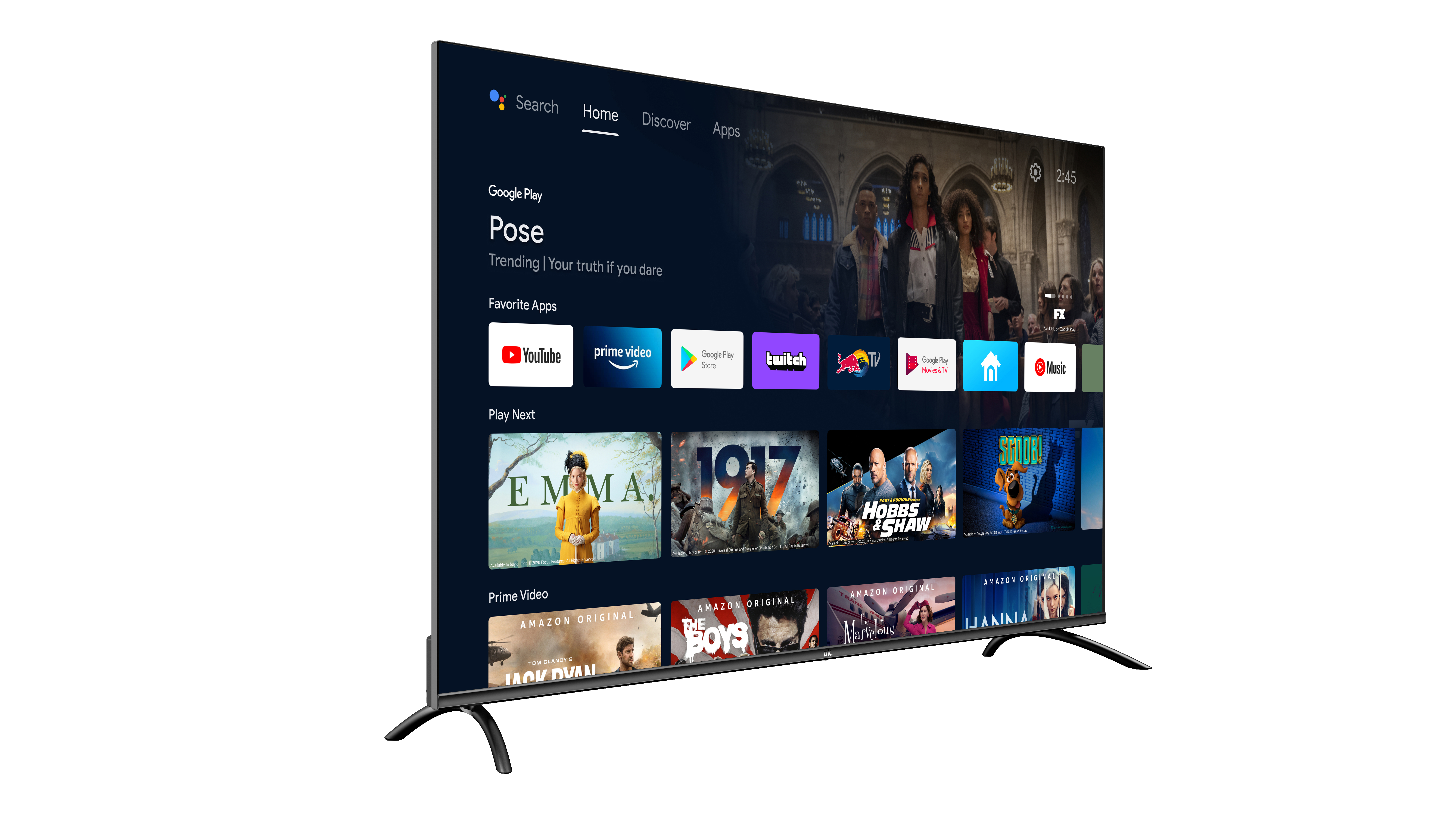 OK. ODL 55950 UC-TAB LED TV (Flat, 55 Zoll / 139 cm, UHD 4K, SMART TV)