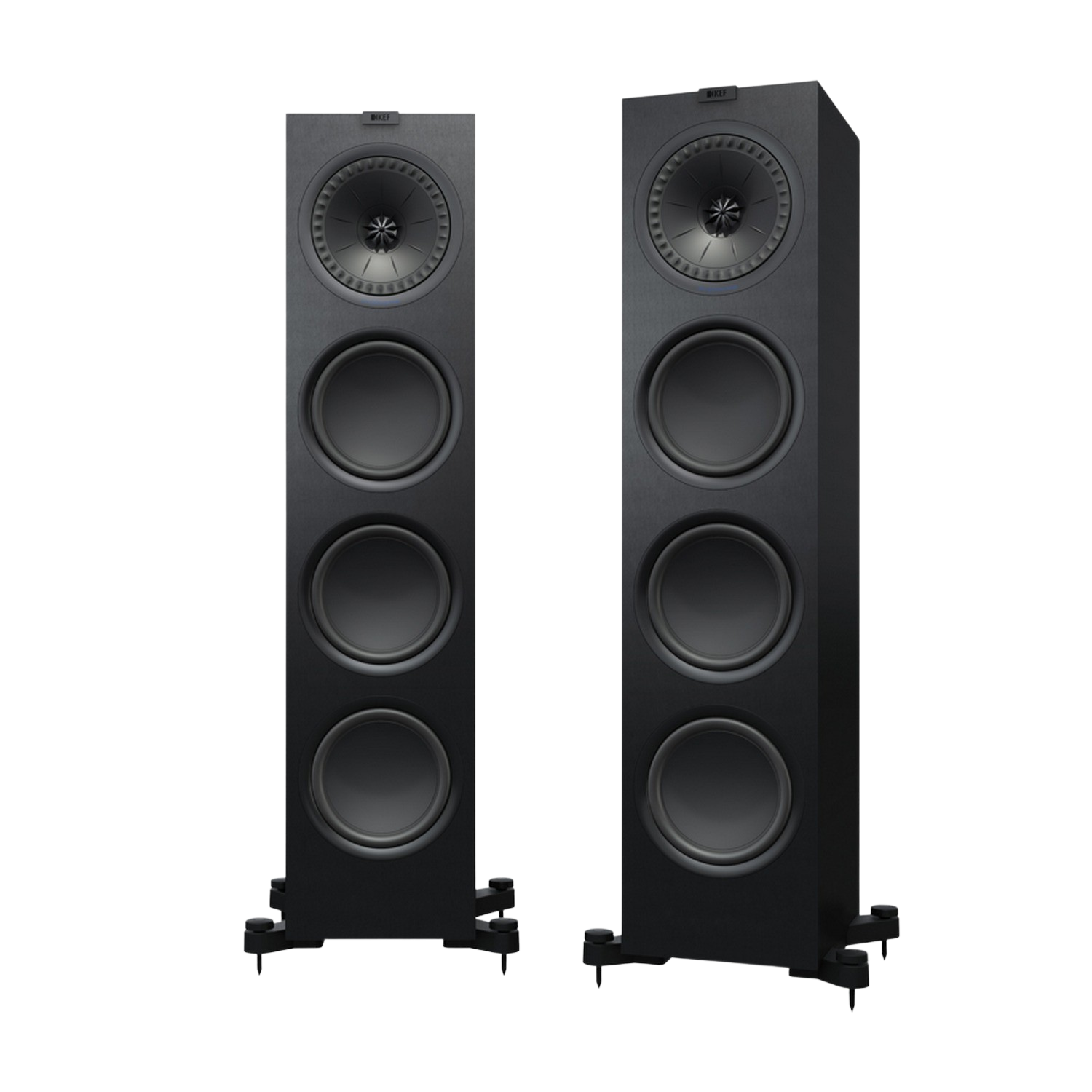 Kef Q950 De altavoces negros hifi cine en casa suelo cajas gama 25 pareja altavoz 2x200w uniq 1”8” 3 woofer 8” 44hz28khz 3db 8ω 91db