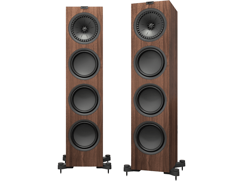 Altavoz de suelo - KEF Q950, 2x200W, Uni-Q 1”-8”, 3 x Woofer 8”, 44Hz-28KHz (± 3db) 8Ω / 91dB, Nuez