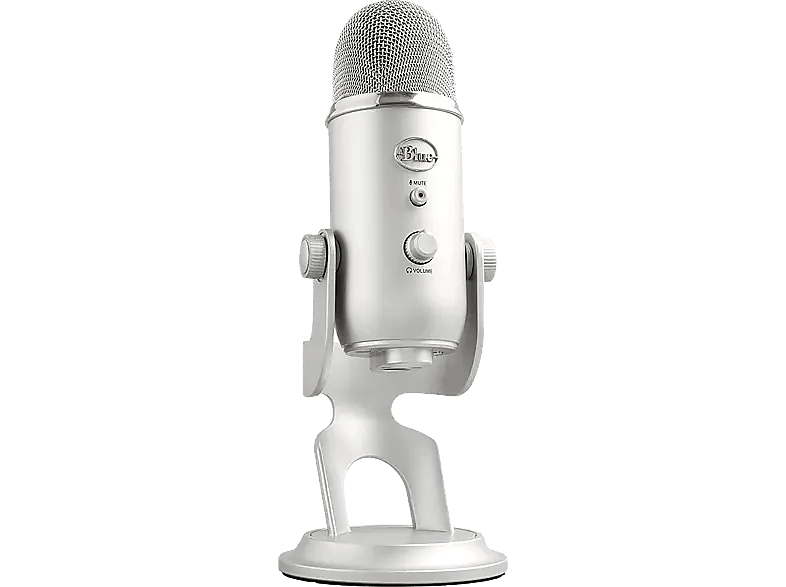 BLUE MIC USB-streamingmicrofoon Yeti Silver (988-000238)