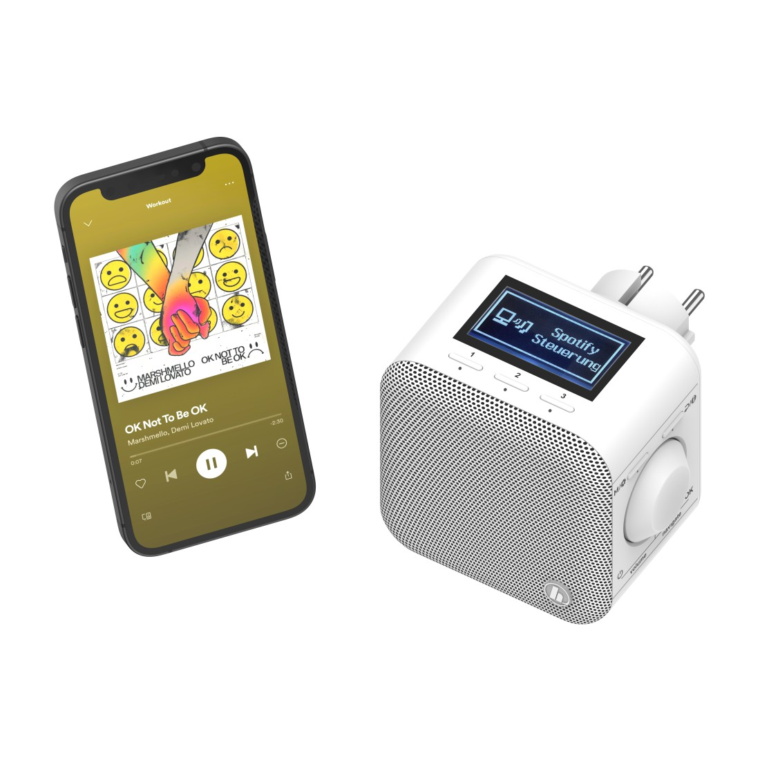 HAMA 54240 Digitalradio "DIR45BT", DAB+/Internetradio/App/Bluetooth®
