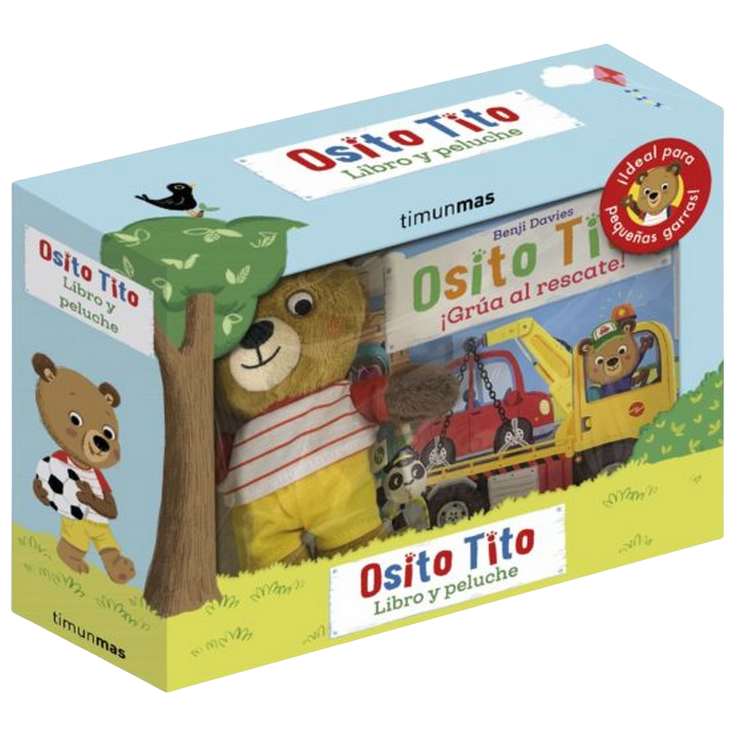 Osito Tito. Libro y peluche de benji davies español