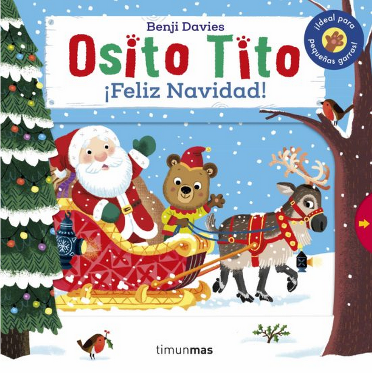 Osito Tito. ¡feliz navidad libro de benji davies español