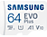 SAMSUNG EVO Plus - Scheda di memoria Micro-SDXC  (64 GB, 130 Mbit/s, Bianco)