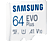 SAMSUNG EVO Plus - Scheda di memoria Micro-SDXC  (64 GB, 130 Mbit/s, Bianco)