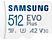 SAMSUNG EVO Plus - Carte mémoire Micro-SDXC  (512 GB, 130 Mbit/s, Blanc)