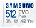 SAMSUNG EVO Plus - Scheda di memoria Micro-SDXC  (512 GB, 130 Mbit/s, Bianco)