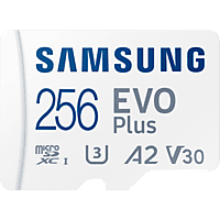 SAMSUNG Speicherkarte EVO Plus 2021 R130 microSDXC 256GB Kit, UHS-I U3, A2, Class 10