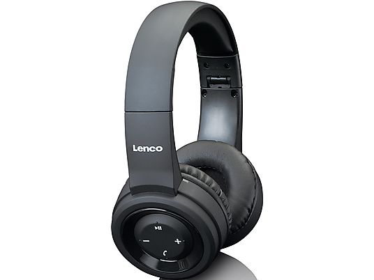 LENCO HPB-330BK - Cuffie Bluetooth (On-ear, Nero)