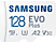 SAMSUNG EVO Plus - Micro-SDXC Speicherkarte  (128 GB, 130 Mbit/s, Weiss)