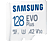 SAMSUNG EVO Plus - Micro-SDXC Speicherkarte  (128 GB, 130 Mbit/s, Weiss)