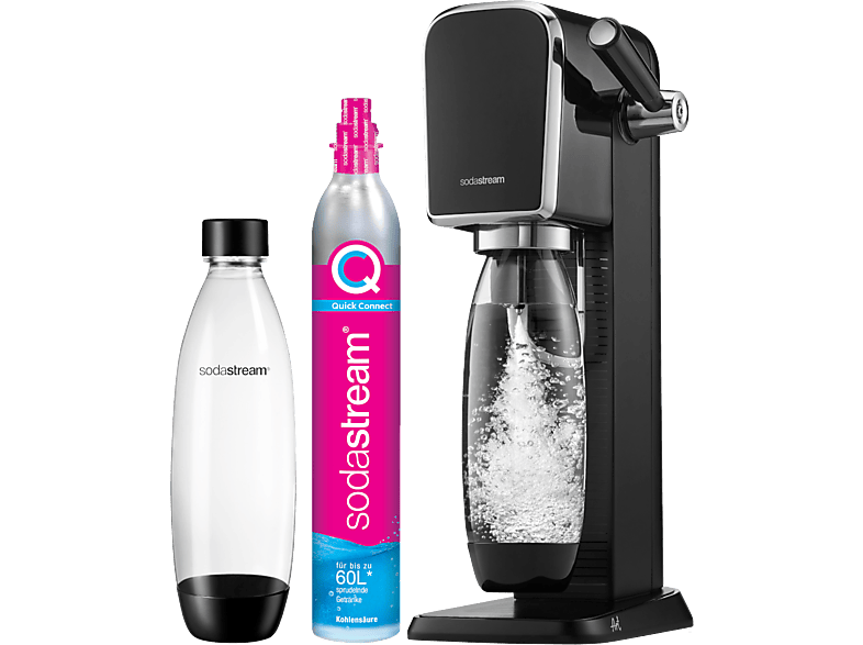 Machine Voor Bruiswater SodaStream Terra Black 2 Flessen Siropen Set 7up X Mirinda X Energy