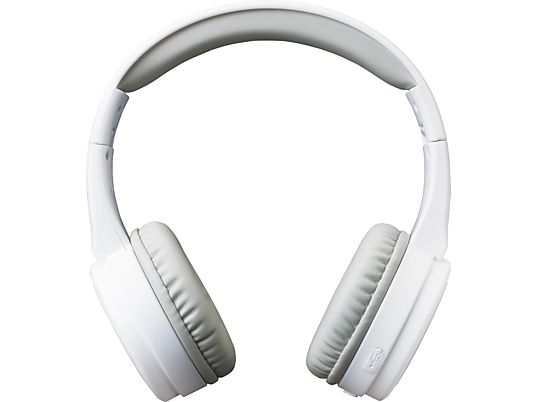 LENCO HPB-330WH - Cuffie Bluetooth (On-ear, Bianco)