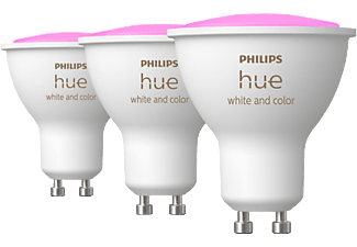 PHILIPS HUE Ampoule Smart White and Color GU10 5 W - 3 pièces (34276700)
