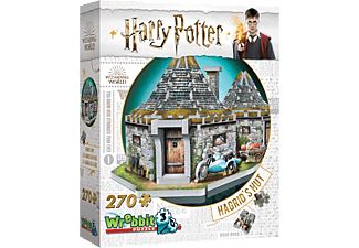 WREBBIT Harry Potter - Hagrids Hütte - 3D-Puzzle (Mehrfarbig)