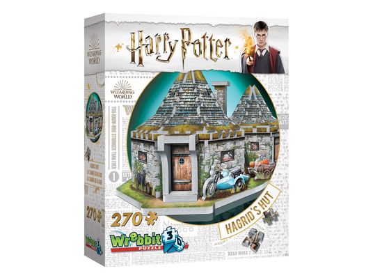 WREBBIT Harry Potter – La cabane d'Hagrid - casse-tête 3D (Multicolore)
