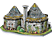 WREBBIT Harry Potter - Hagrids Hütte - 3D-Puzzle (Mehrfarbig)