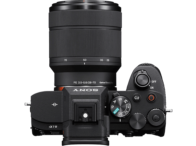 SONY Alpha 7 M4 KIT (ILCE-7M4K) Systemkamera mit Objektiv 28-70 mm, 7,6 cm Display Touchscreen, WLAN