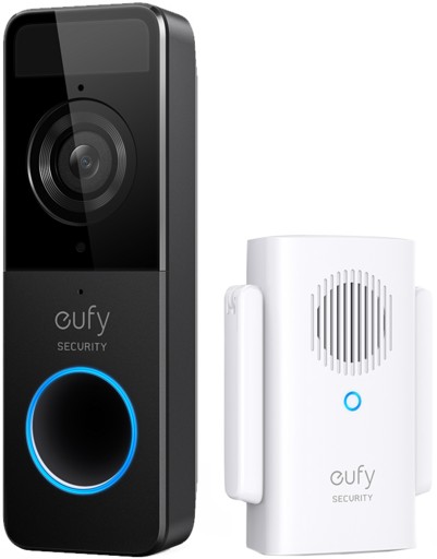 Eufy Sonnette Vidéo Intelligente Batterie 1080p Noir