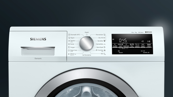 SIEMENS WM12US90TR 9Kg 1200 Devir Çamaşır Makinesi 