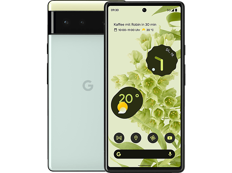 GOOGLE 128 Seafoam Pixel SIM Sorta GB Dual 6