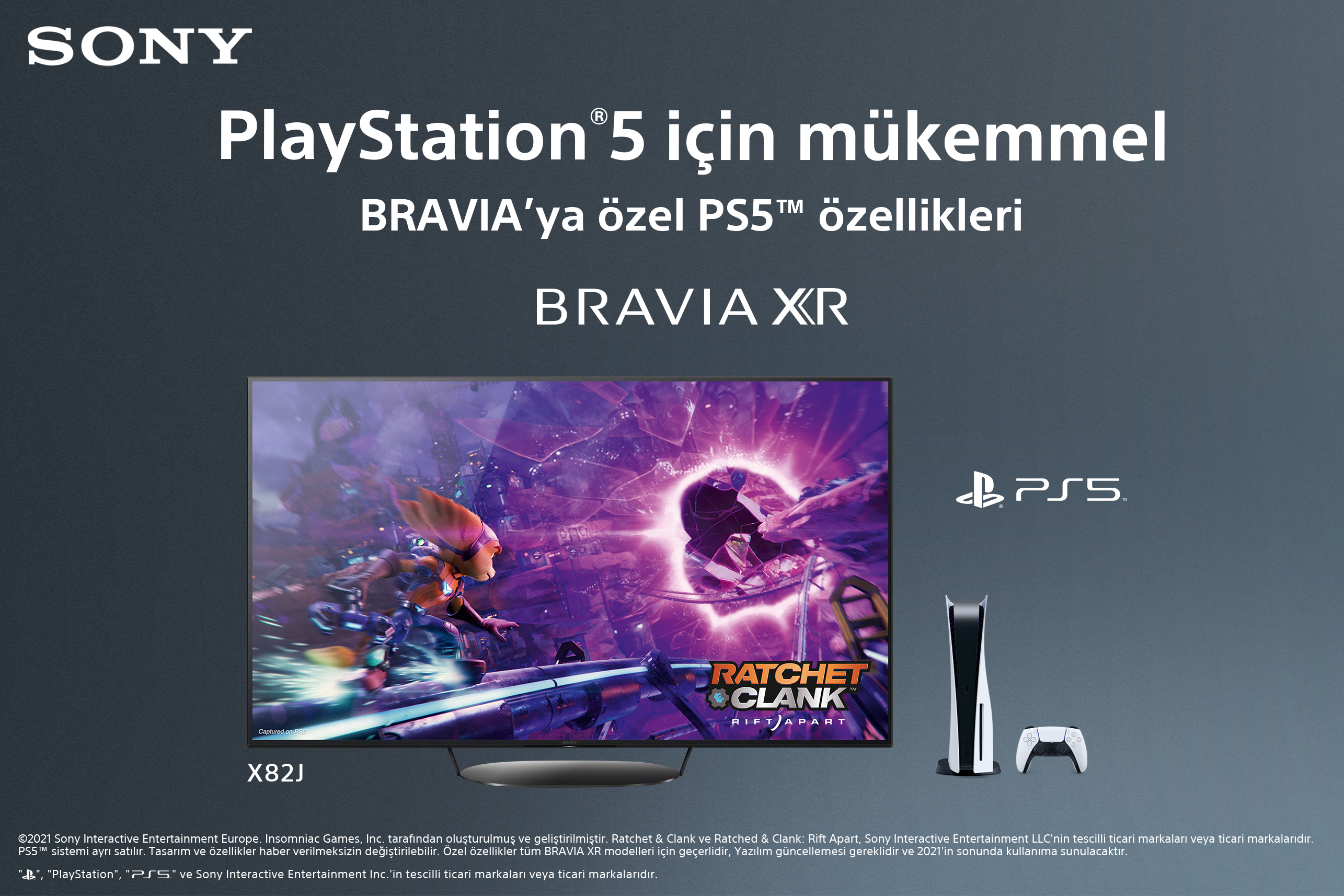 SONY BRAVIA KD65X82J 65 inç 164 Ekran Uydu Alıcılı Google Smart 4K