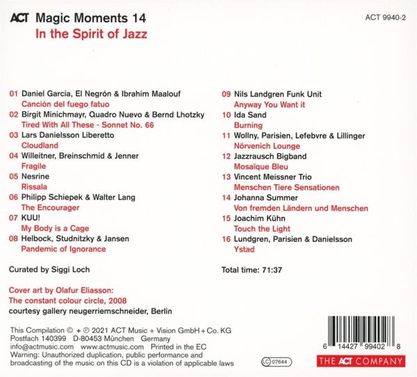 VARIOUS - Magic Moments 14-In The Spirit Of Jazz  - (CD)