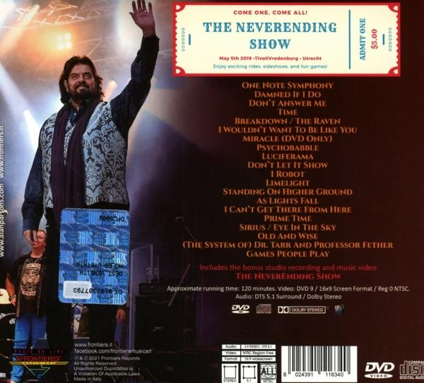 in Video) Parsons the Alan DVD Show-Live (CD The Neverending + - - Netherlands
