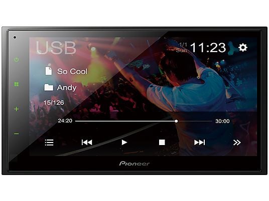 PIONEER DMH-A340DAB - Autoradio (2 DIN (double-DIN), Noir)