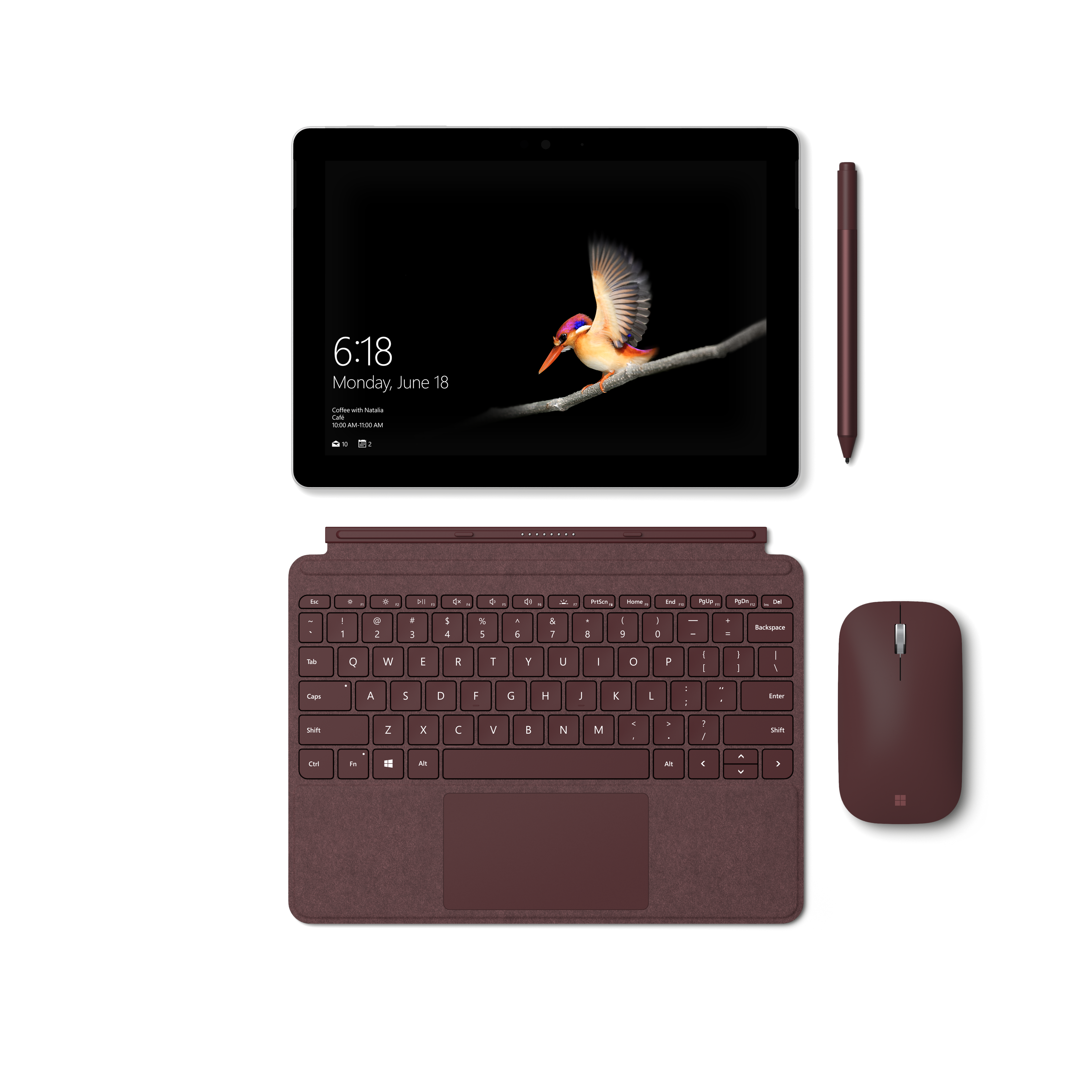Convertible 2 en 1 - Microsoft Surface Go, 10", Intel® Pentium® Gold 4415Y, 8GB RAM, 128GB SSD, LTE (4G), W10
