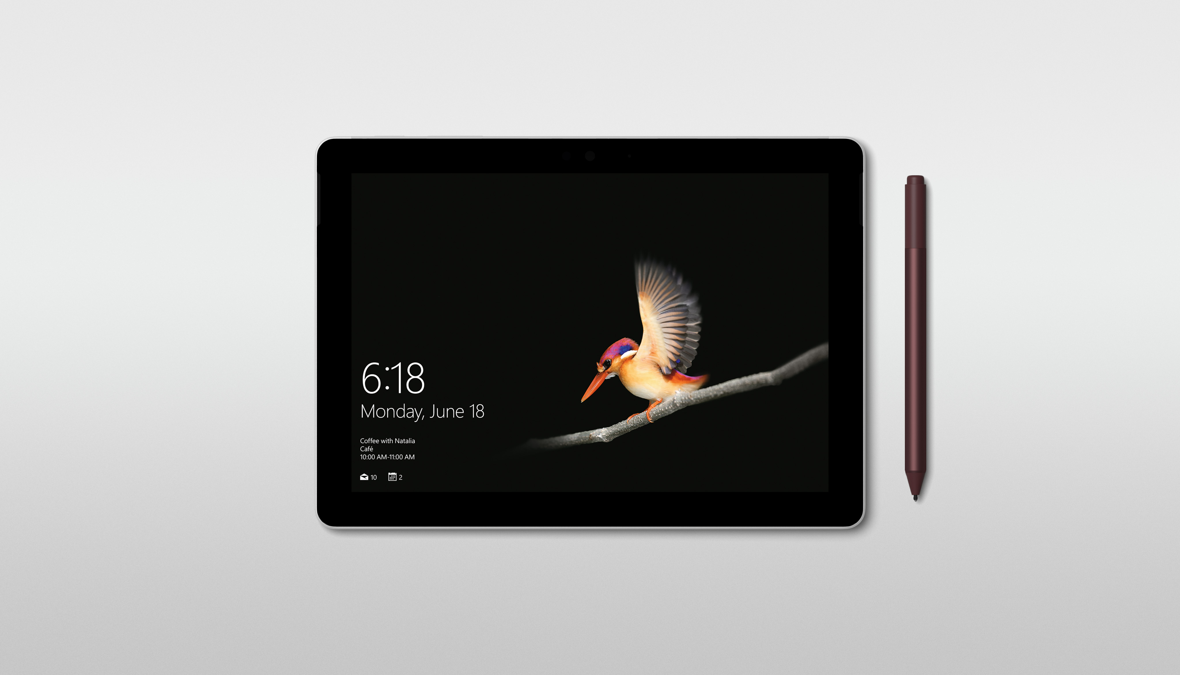 Convertible 2 en 1 - Microsoft Surface Go, 10", Intel® Pentium® Gold 4415Y, 8GB RAM, 128GB SSD, LTE (4G), W10