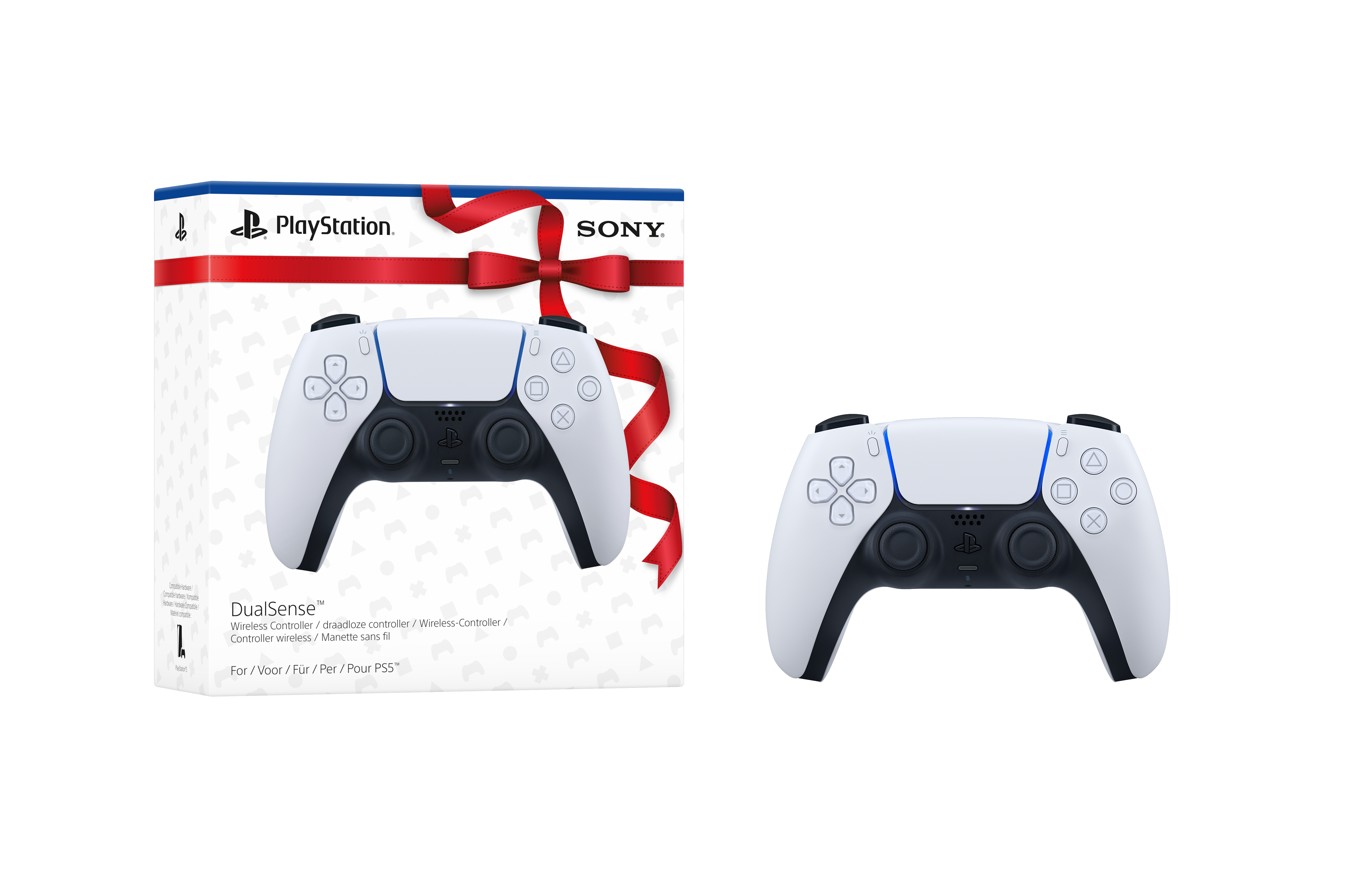 SONY DualSense™ Gift Wrapped Box Wireless Controller Weiß für PlayStation 5