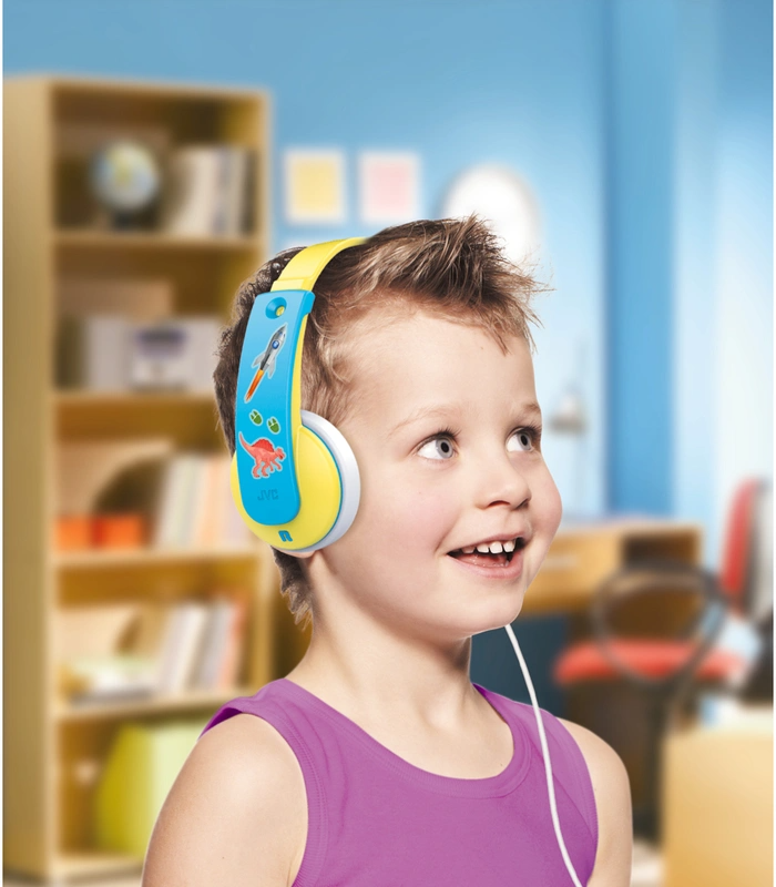 JVC HA-KD7-YN-E WIRED KIDS HEADPHONES YELLOW On-ear Hoofdtelefoon Geel