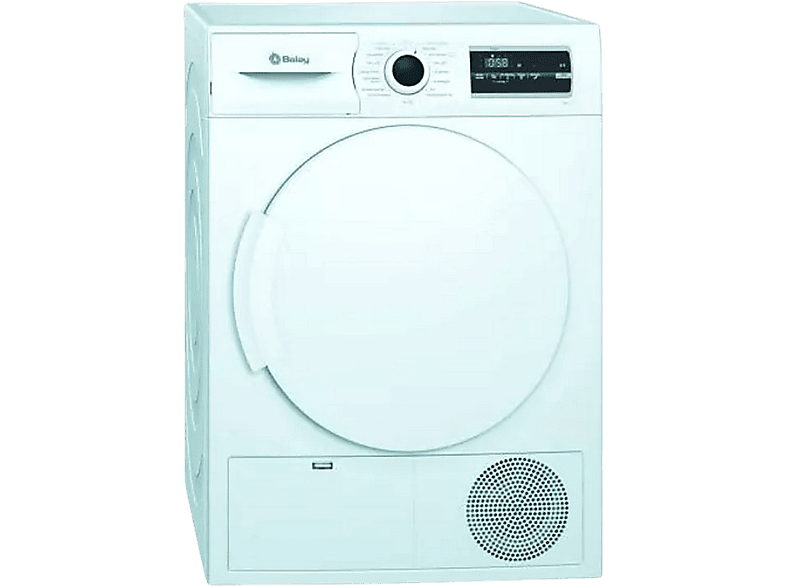 Secadora  Bosch WTN85201ES, Independiente, 7 kg, 13 programas, Display  LED, Blanco