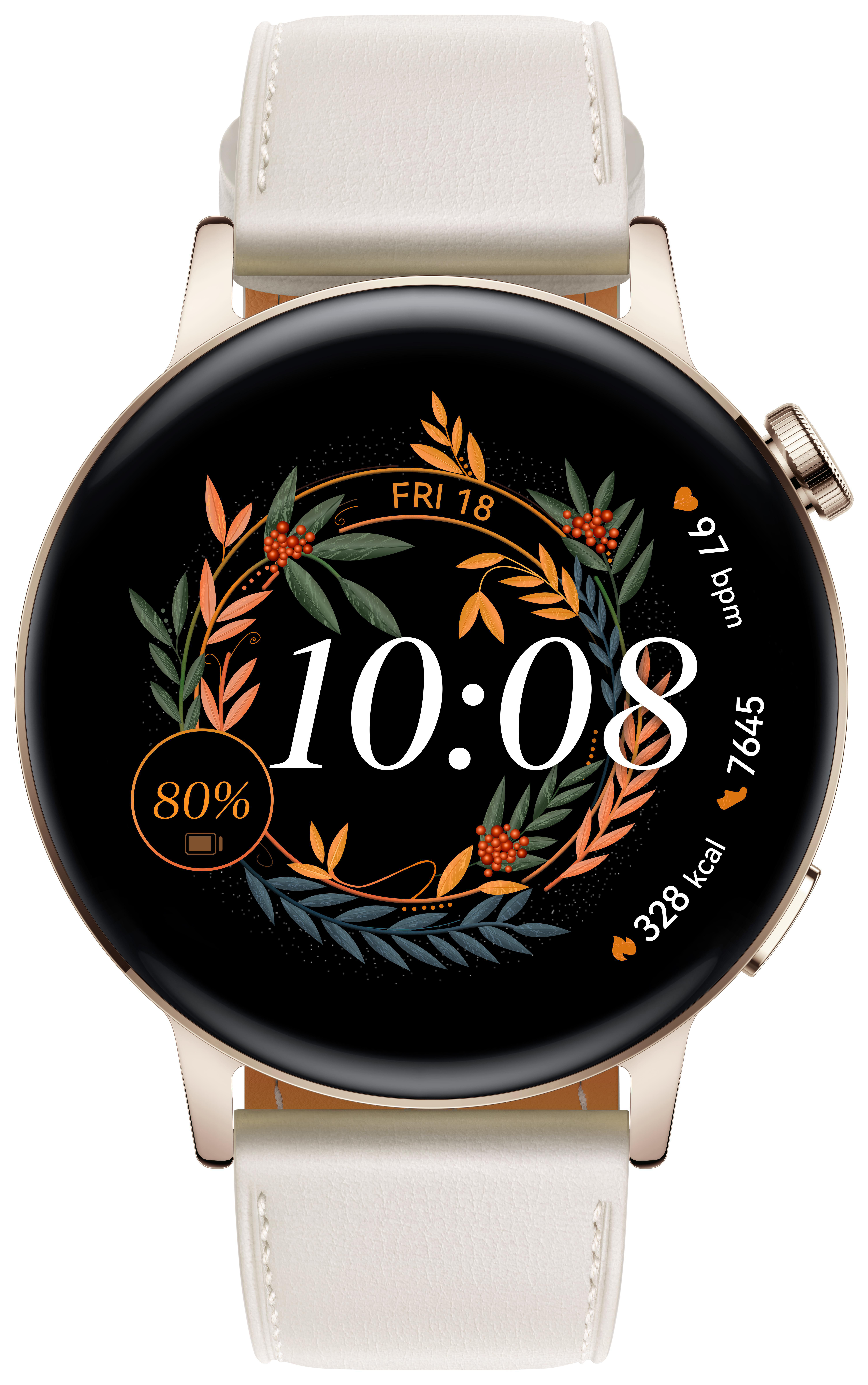 HUAWEI Watch GT Elegant 42mm Gold mit Lederarmband online kaufen