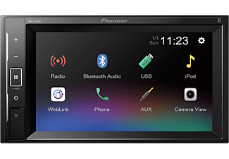 PIONEER DMH-A240BT - Autoradio (2 DIN (Doppel-DIN), Schwarz)