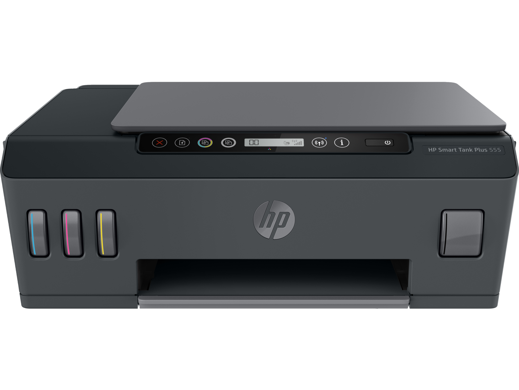 Impresora Tinta Hp smart tank 555 wifi copia escanea plus color imprime usb 2.0 direct app negro aio y bluetooth® de 11 4800 1200 a4